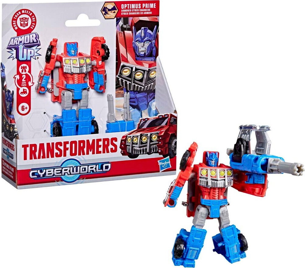 Transformers - Optimus Prime Cyberworld Cyber Changers Figur billede