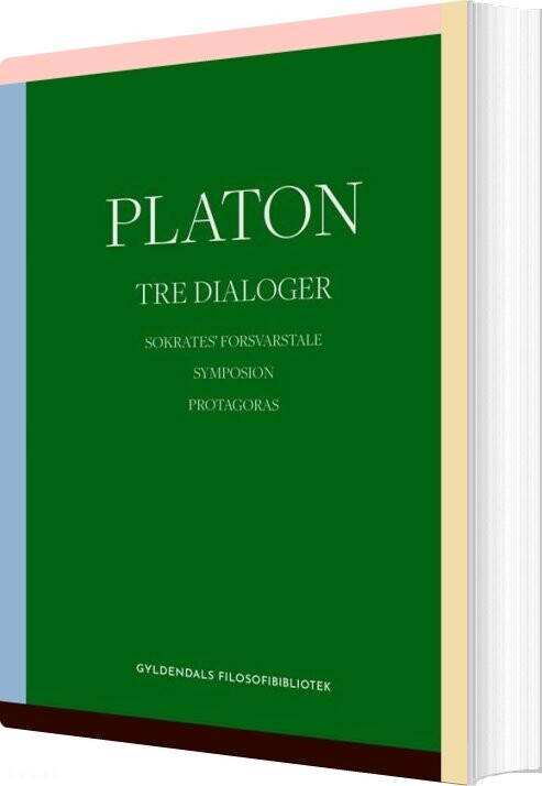 Billede af Tre Dialoger - Platon Null - Bog