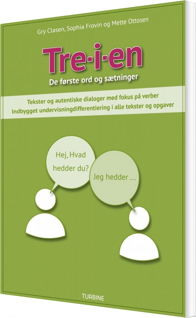 Billede af Tre-i-en - De Første Ord Og Sætninger - Gry Clasen - Bog