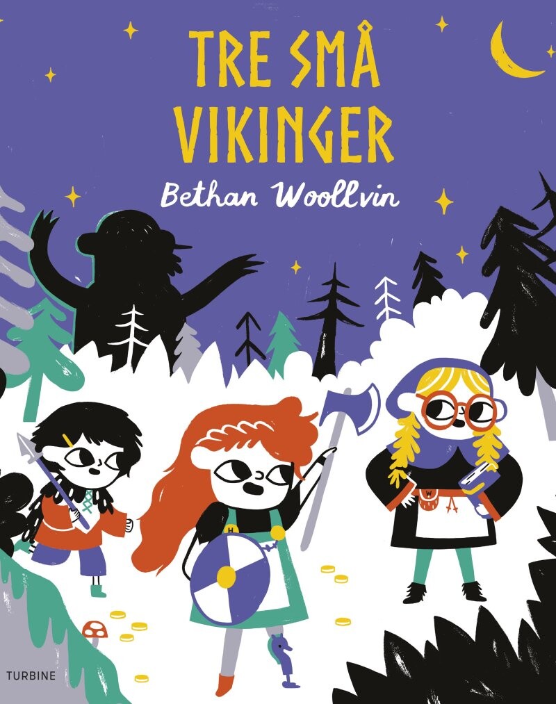 Tre Små Vikinger - Bethan Woollvin - Bog