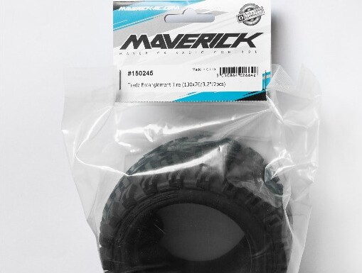 Tredz Entanglement Tire (130x70/3.2in/2pcs) - Mv150245 - Maverick Rc