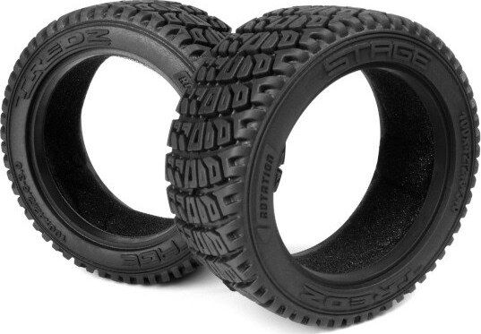 Tredz Stage Belted Tire (100x42mm/2.6-3.0in/2pcs) - Mv150366 - Maverick Rc