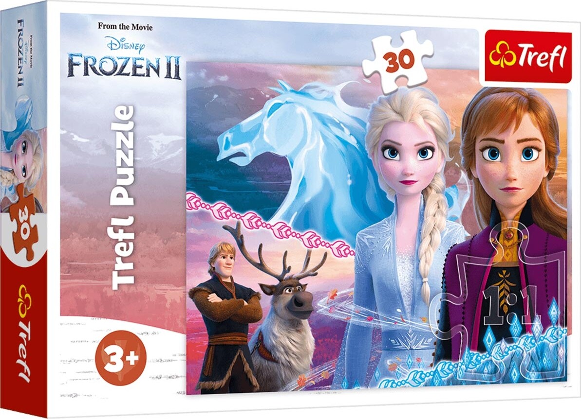 Trefl Frost Puslespil The Courage Of The Sisters - 30 Brikker