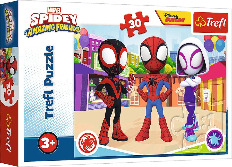 Trefl Puslespil Spidey & His Amazing Friends - 30 Brikker