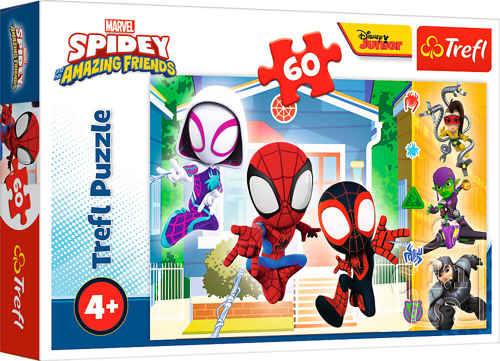 Trefl Puslespil Spidey & His Amazing Friends - In Spidays World