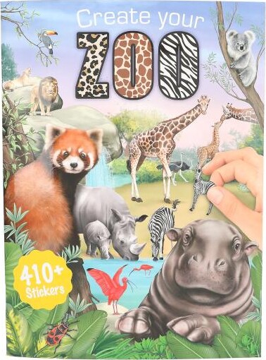 Trend - Create Your Zoo Aktivitetsbog M/stickers - Bog