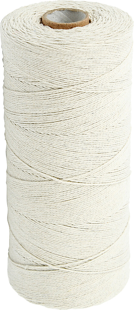 Trendgarn - L 700 M - Ekstra Tynd Kvalitet 12/6 - Lys Natur - 250 G billede