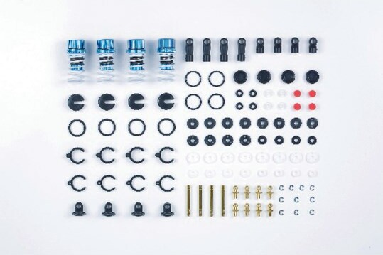 Trf Sp Damper Hard Blk. Coat 4stk - 42102 - Tamiya