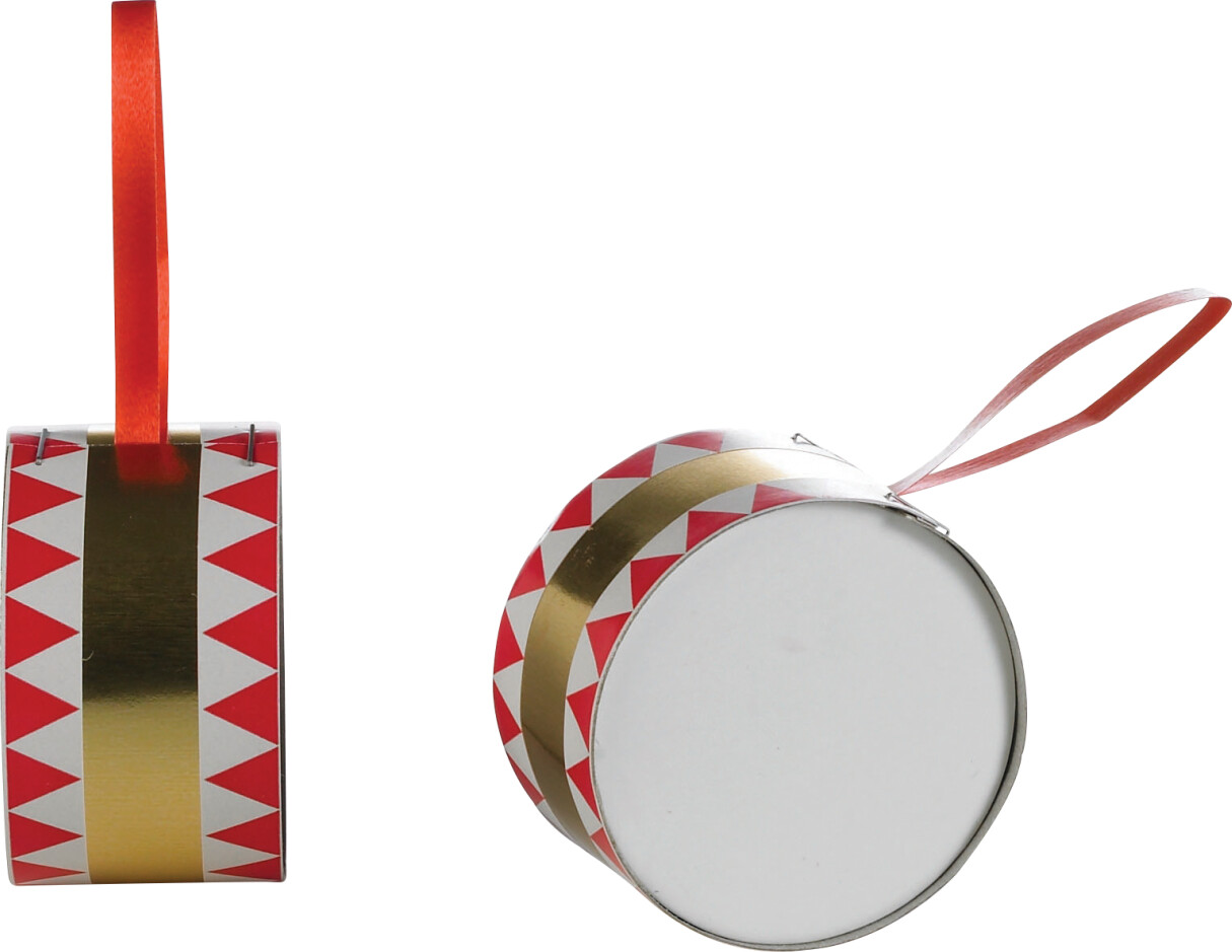 Trommer Med Guld Folie - 4 Stk I æske