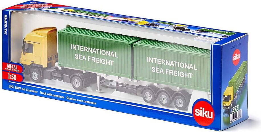 Siku - Lastbil Med Container - 1:50 - 3921