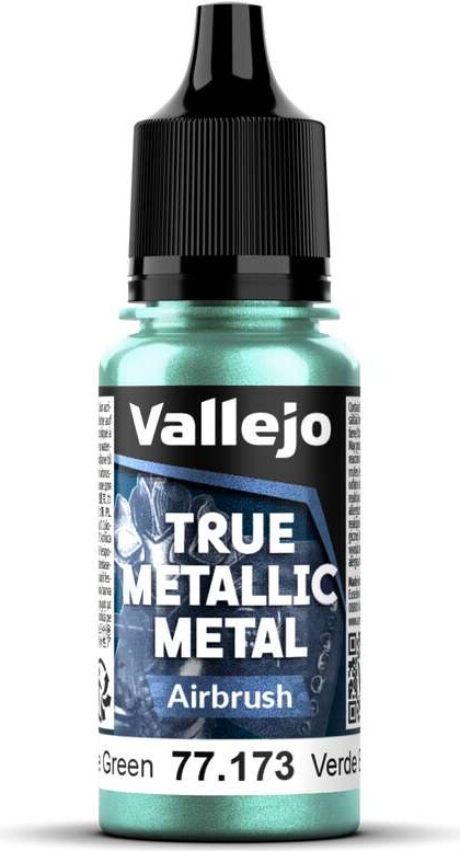 Vallejo Maling - True Metallic Metal: Airbrush - Beetle Green - 18ml