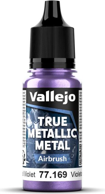 Vallejo 77.169 - True Metallic Metal Airbrush - Celestial Violet 18 Ml