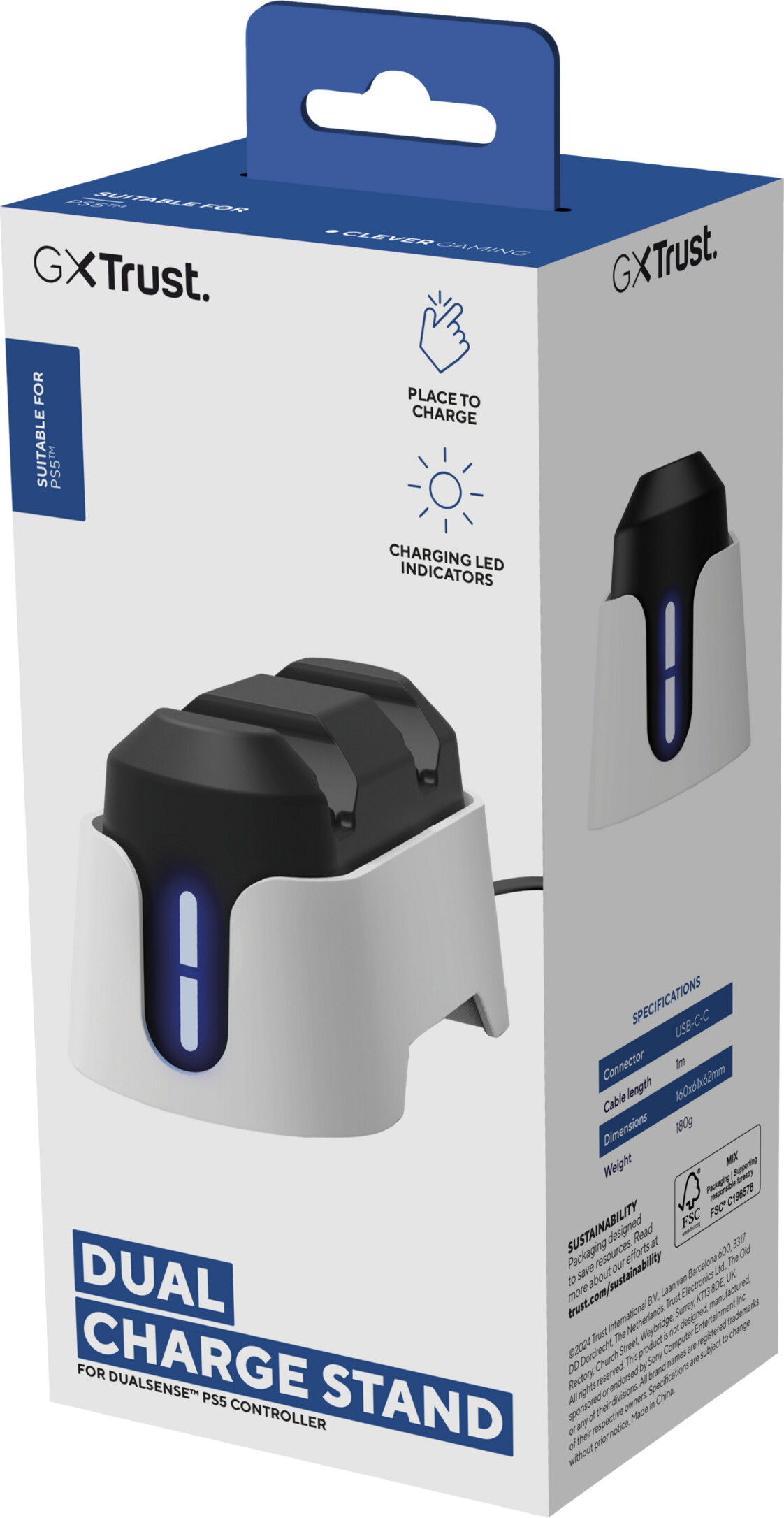 Trust - Gxt228 Ps5 Dual Charge Dock