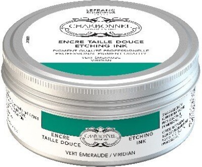 Charbonnel - Etching Ink - Tryksværte - Emerald Green 200 Ml