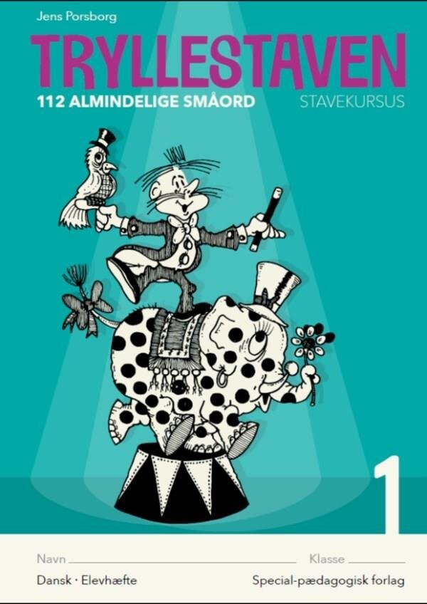 Tryllestaven 1. 112 Alm. Småord - 5 Stk - Jens Porsborg Larsen - Bog