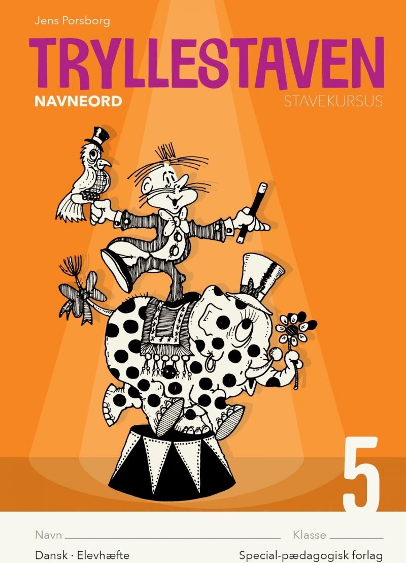 Tryllestaven 5. Navneord - 5 Stk - Jens Porsborg Larsen - Bog