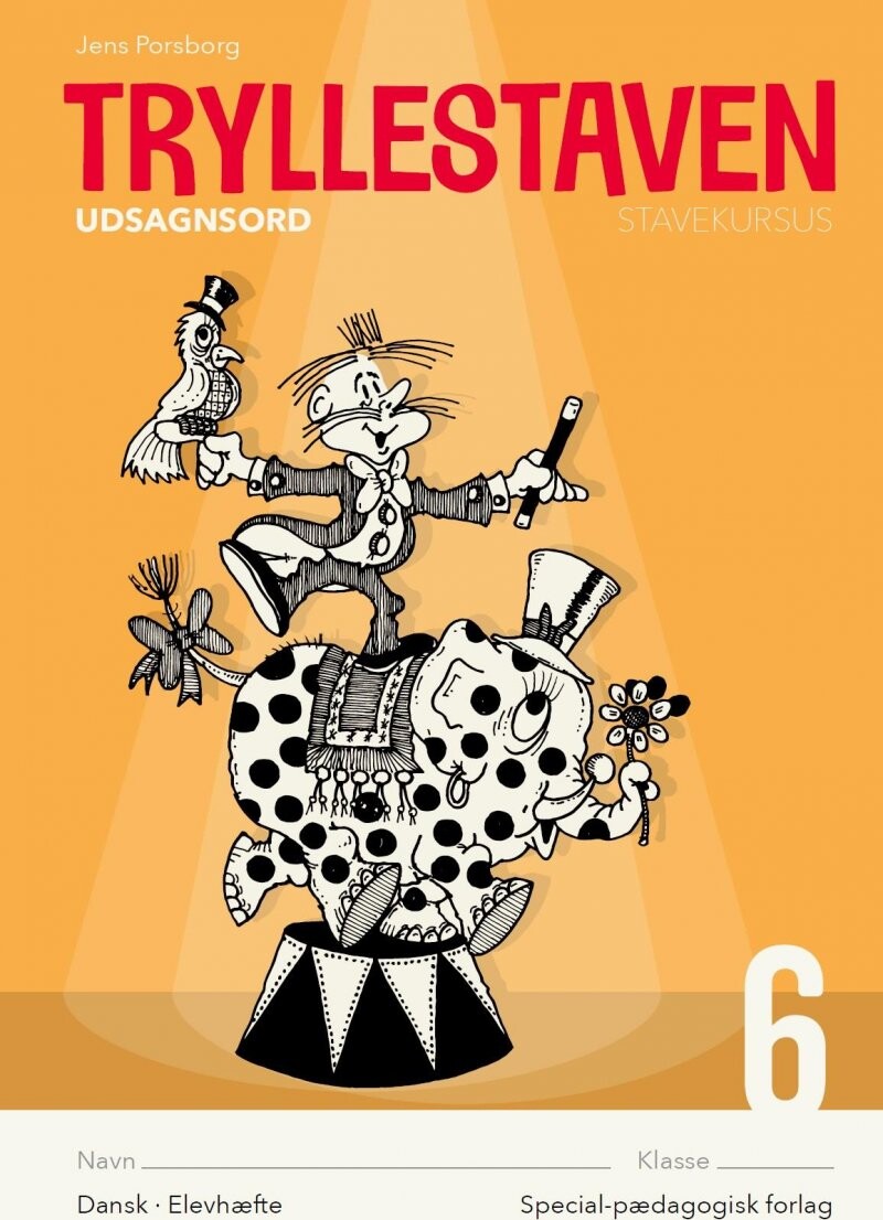 Tryllestaven 6. Udsagnsord - 5 Stk - Jens Porsborg Larsen - Bog