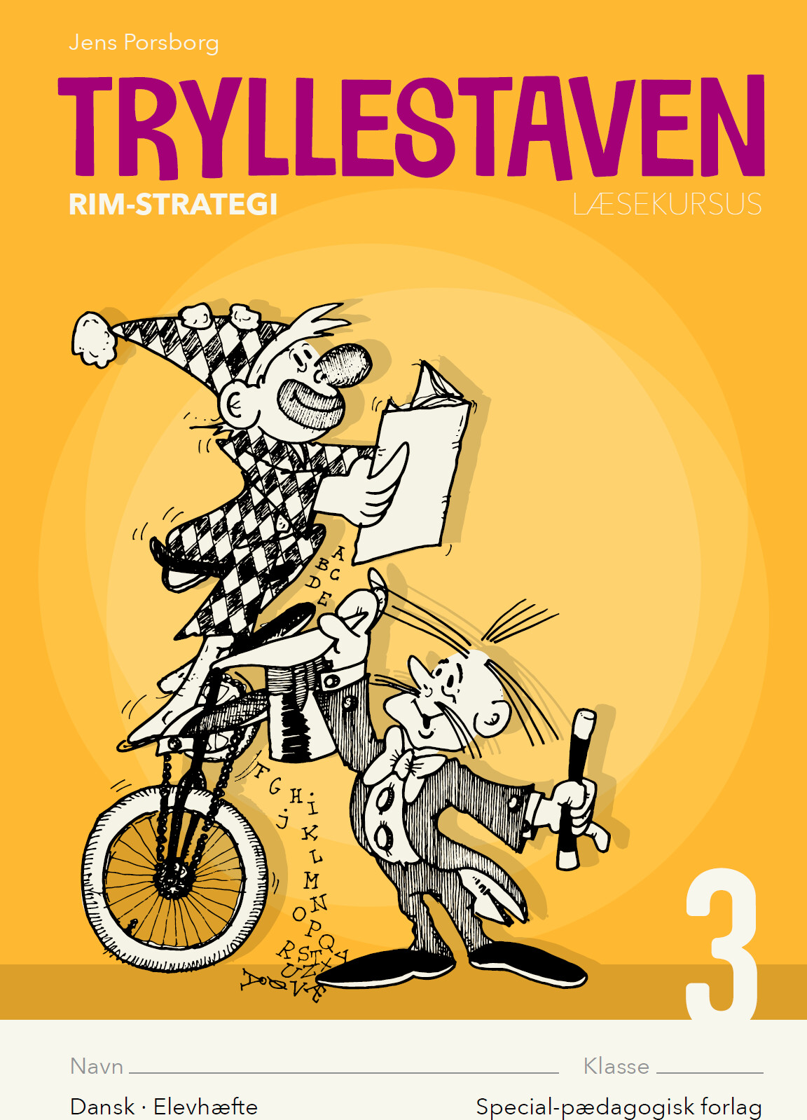 Tryllestaven Læsekursus 3 - Rim-strategi - 5 Stk - Jens Porsborg Larsen - Bog