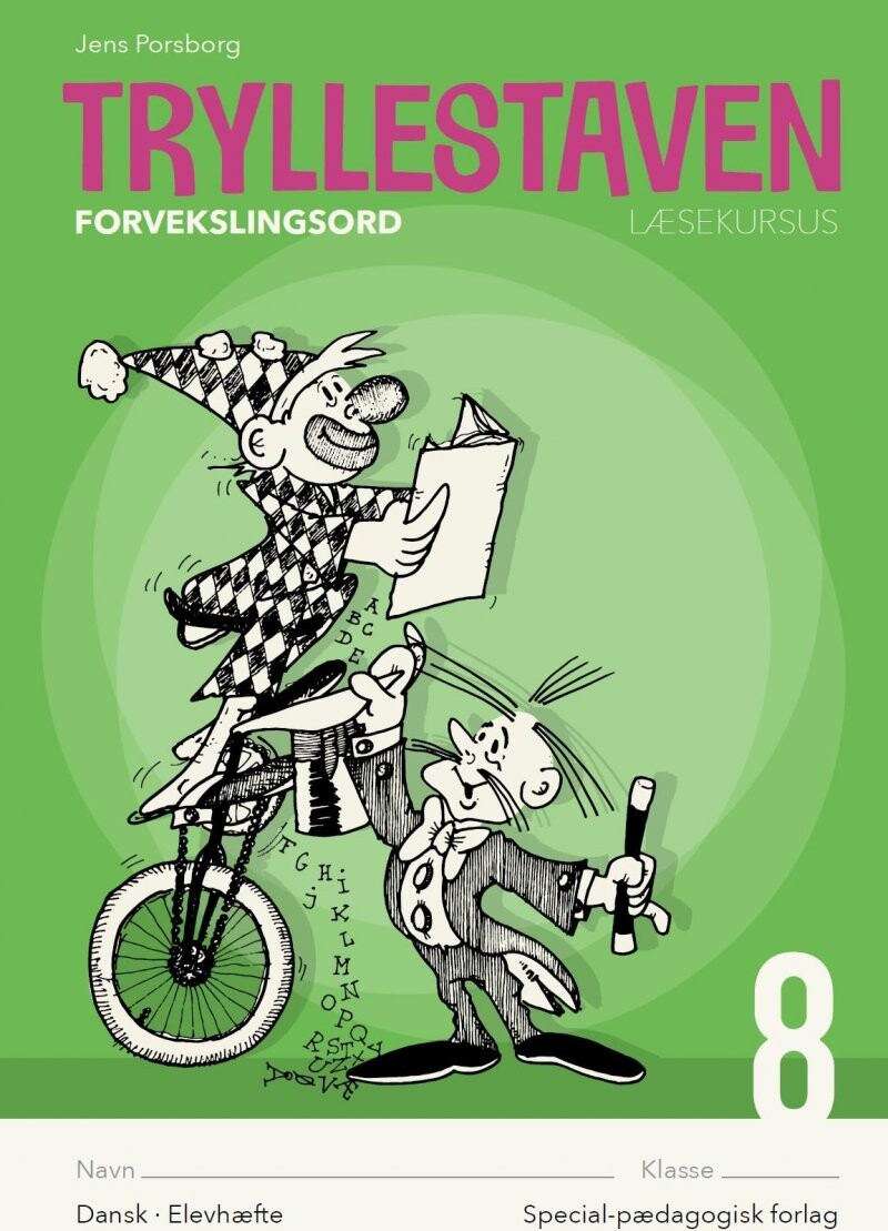 Tryllestaven Læsekursus 8 - 5 Stk - Jens Porsborg Larsen - Bog