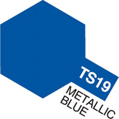 Tamiya Spraymaling - Ts-19 Metallic Blue Gloss - 85019