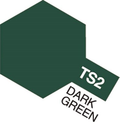 Tamiya Spraymaling - Ts-2 Dark Green Flat - 85002