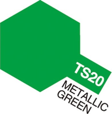 Tamiya Spraymaling - Ts-20 Metallic Green Gloss - 85020