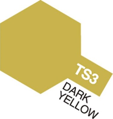 Tamiya Spraymaling - Ts-3 Dark Yellow Flat - 85003