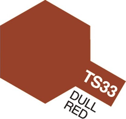 Tamiya Spraymaling - Ts-33 Hull Red Flat - 85033