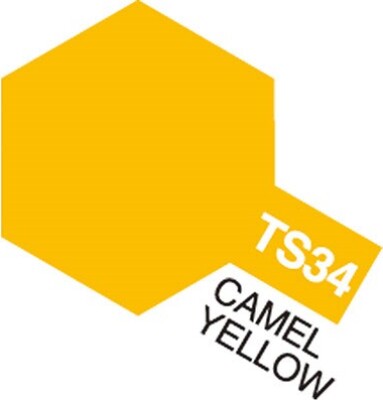 Tamiya Spraymaling - Ts-34 Camel Yellow Gloss - 85034