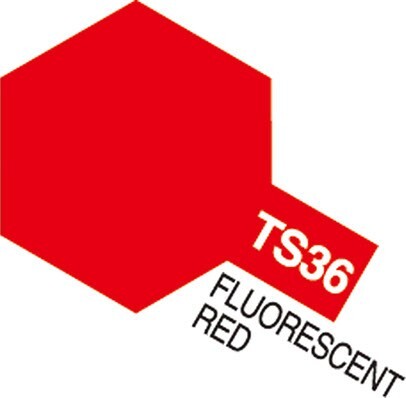 Tamiya Spraymaling - Ts-36 Fluorescent Red Gloss - 85036