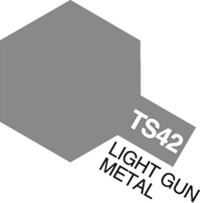 Tamiya Spraymaling - Ts-42 Light Gun Metal Gloss - 85042