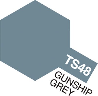 Tamiya Spraymaling - Ts-48 Gunship Grey Flat - 85048