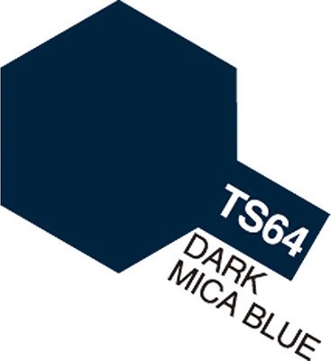 Tamiya Spraymaling - Ts-64 Dark Mica Blue Gloss - 85064