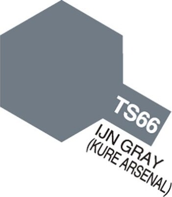 Tamiya Spraymaling - Ts-66 Ijn Gray Kure Arsenal Flat - 85066