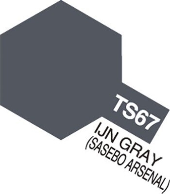 Tamiya Spraymaling - Ts-67 Ijn Gray Sasebo Arsenal Flat - 85067