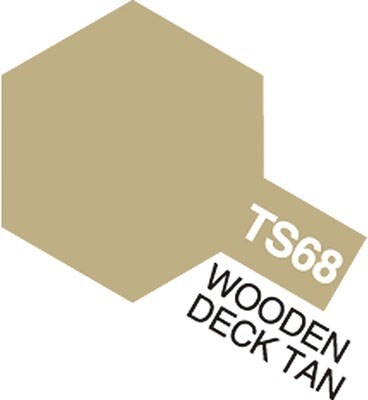 Tamiya Spraymaling - Ts-68 Wooden Deck Tan Flat - 85068