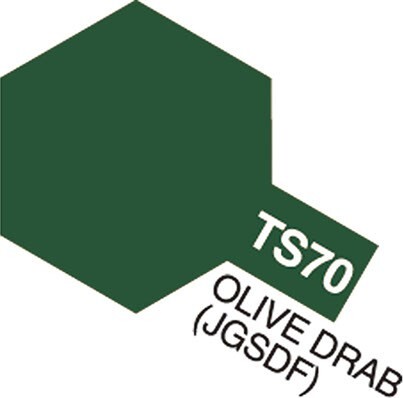 Tamiya Spraymaling - Ts-70 Olive Drab Jgsdf Flat - 85070