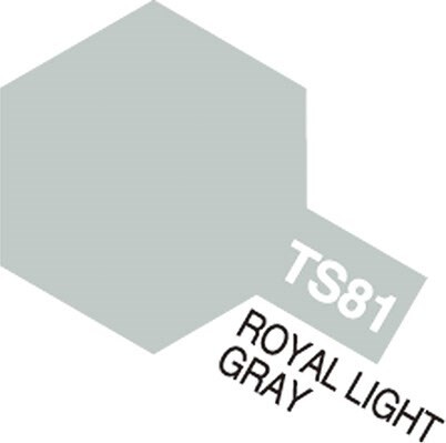 Tamiya Spraymaling - Ts-81 Royal Light Gray Flat - 85081