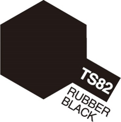 Tamiya Spraymaling - Ts-82 Rubber Black Flat - 85082