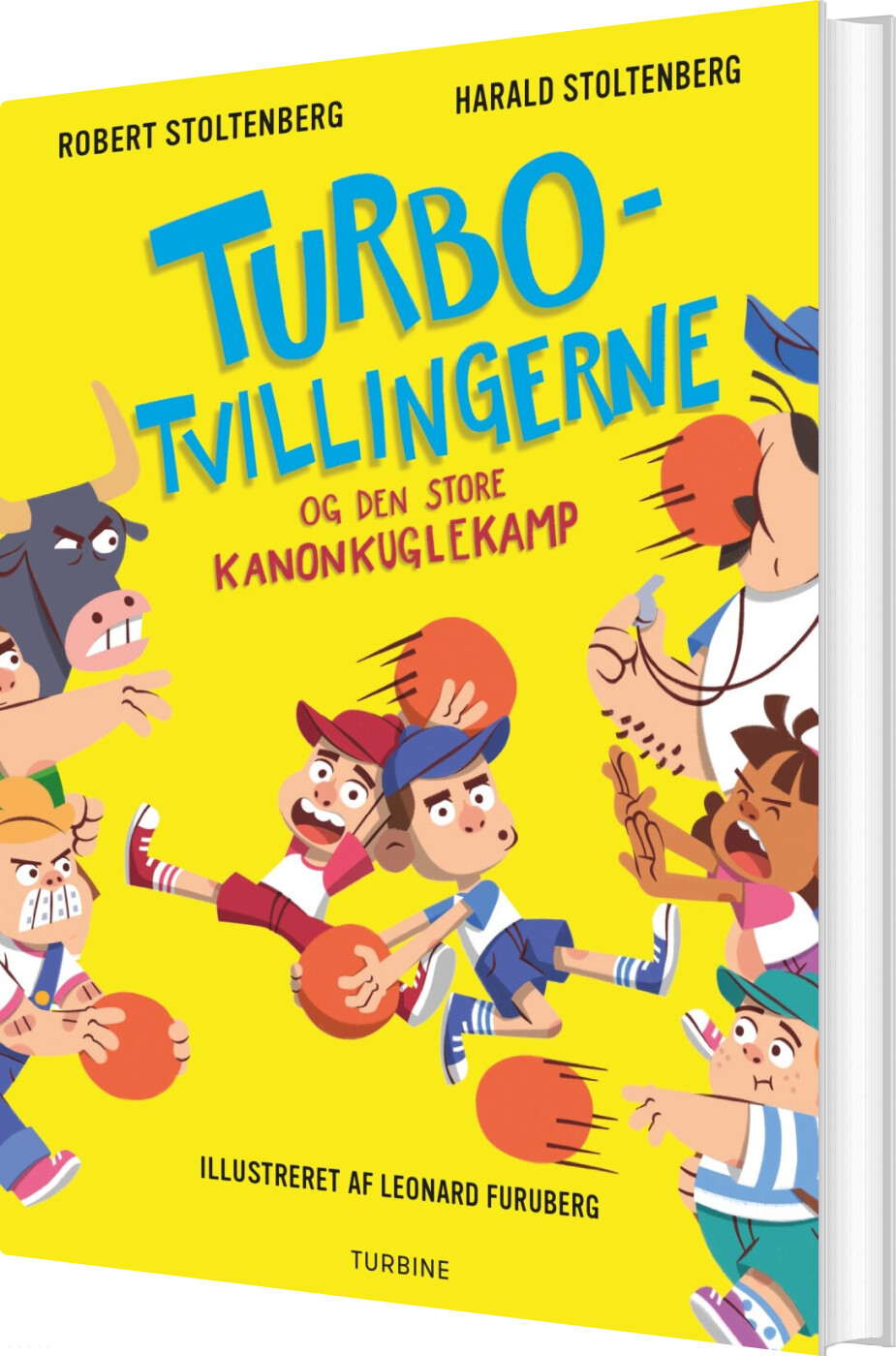 Billede af Turbotvillingerne Og Den Store Kanonkuglekamp - Robert Stoltenberg - Bog