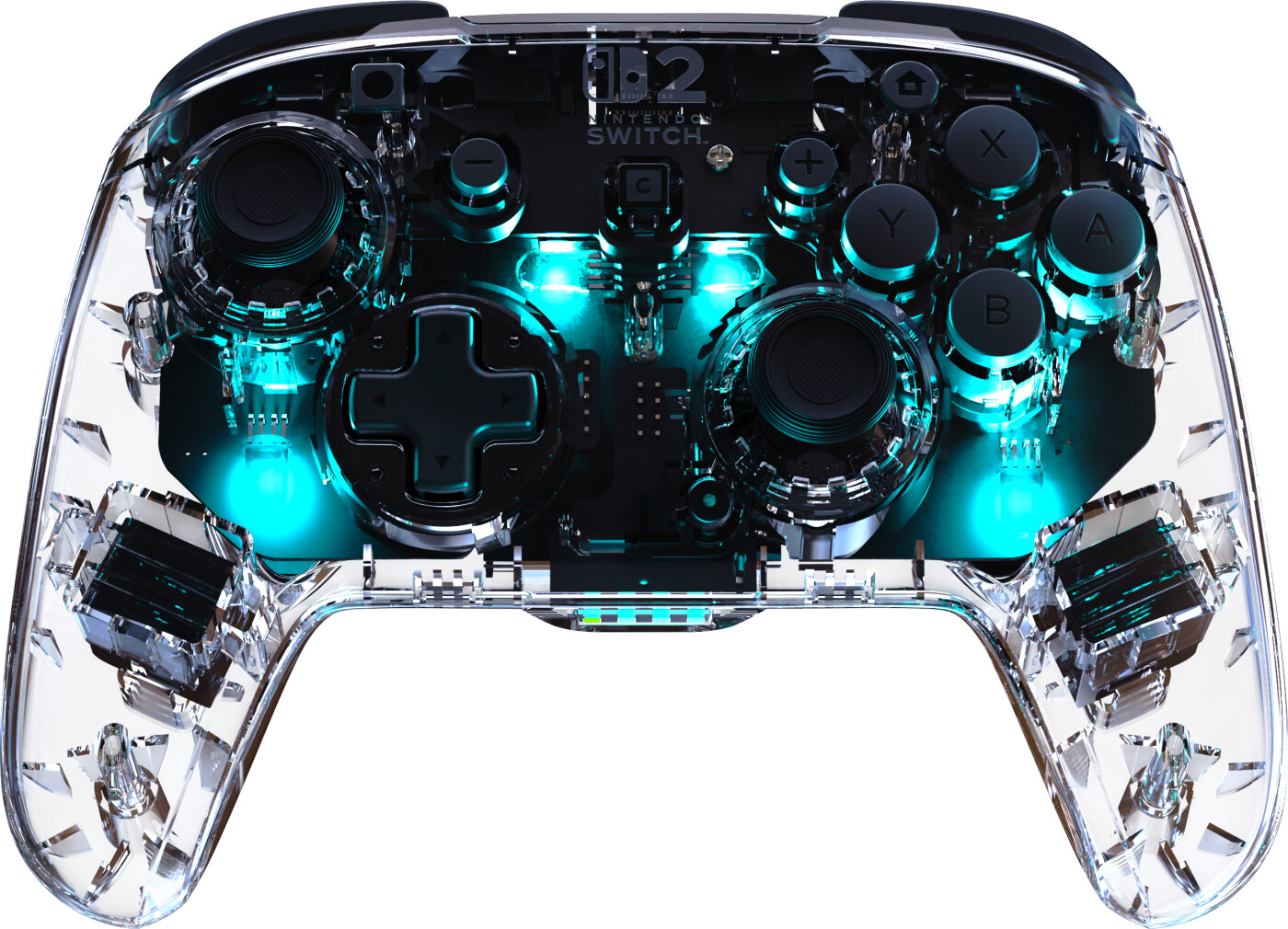 Turtle Beach Afterglow - Clear - Wireless Controller - Nintendo Switch 2