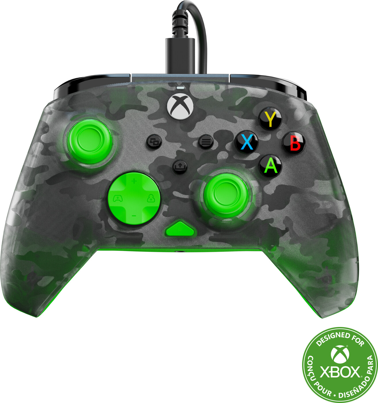 Turtle Beach Rematch Core - Ghost Black Camo/green