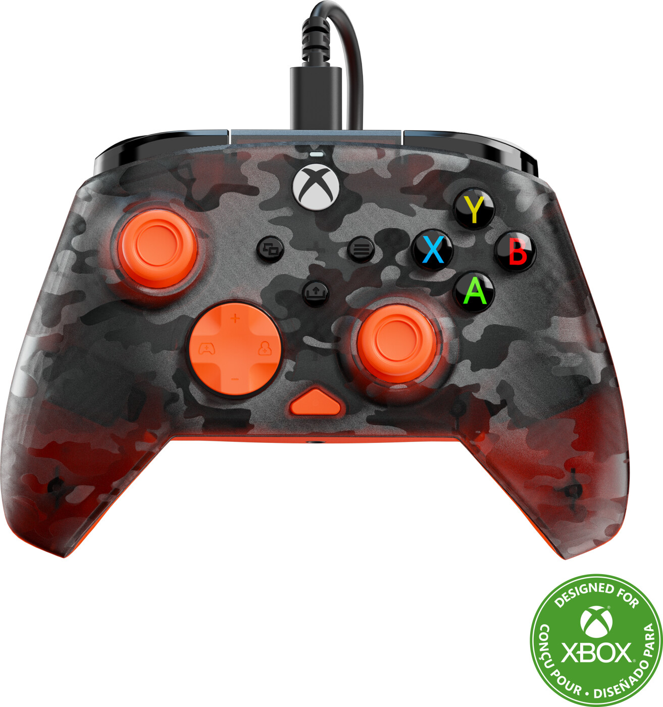 Turtle Beach Rematch Core - Ghost Black Camo/orange