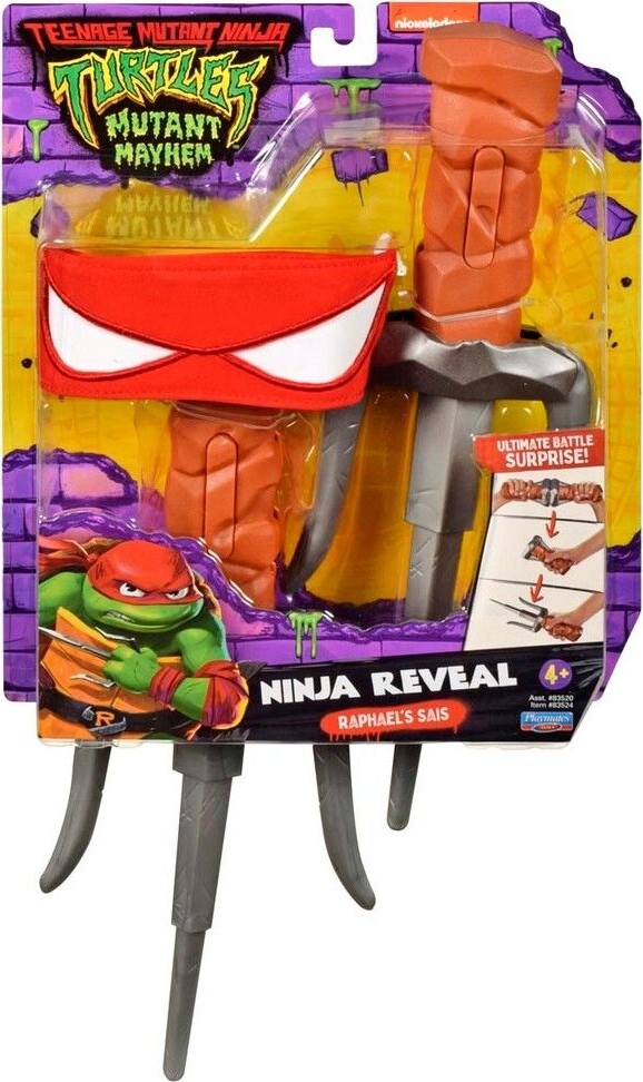 Ninja Turtles - Kostume Tilbehør - Ninja Reveal - Raphaels Sais