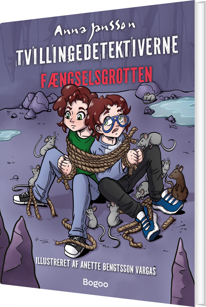 Tvillingedetektiverne - Fængelsgrotten - Anna Jansson - Bog