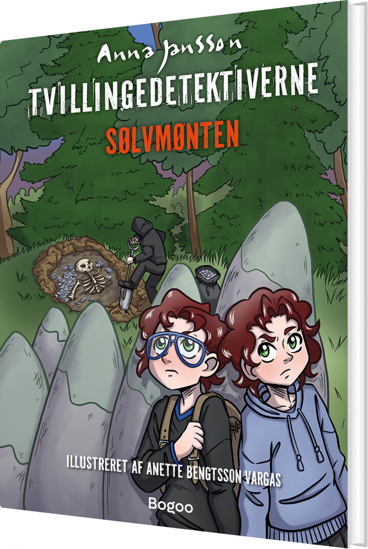 Tvillingedetektiverne - Sølvmønten - Anna Jansson - Bog