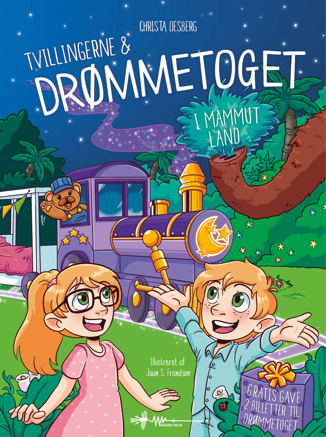 Billede af Tvillingerne Og Drømmetoget I Mammutland - Christa Desberg - Bog