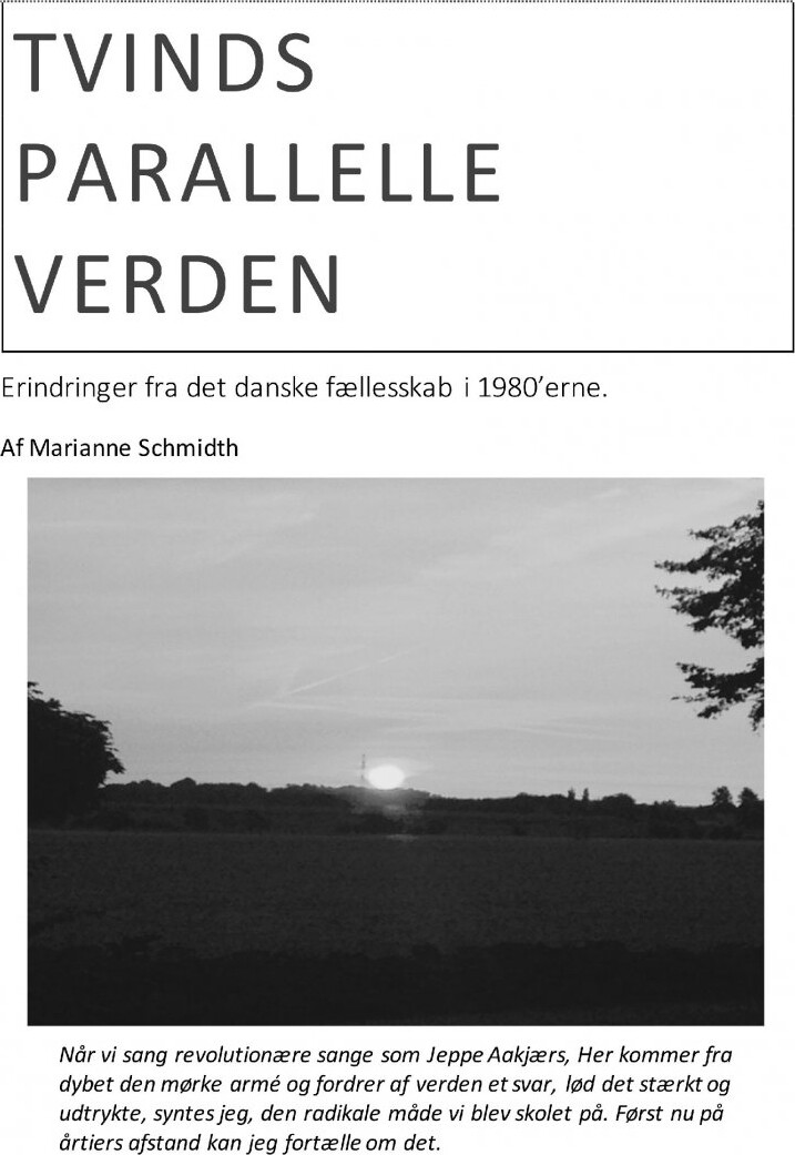 Tvinds Parallelle Verden - Marianne Schmidth - Bog