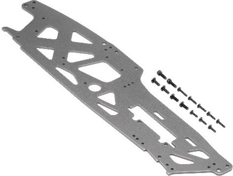 Tvp Chassis (left/gray/3mm) - Hp108942 - Hpi Racing