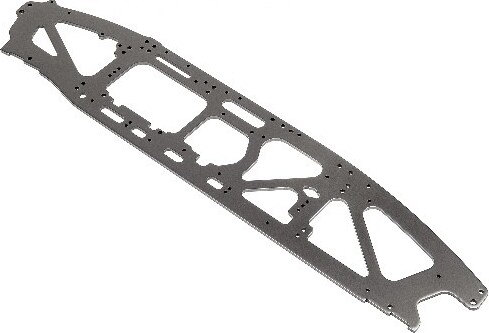 Tvp Chassis Right 4mm (super 5sc Flux/gray) - Hp106264 - Hpi Racing